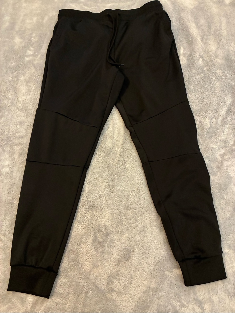 Hurley Men’s Black Performance Jogger Pants Elastic Drawstring Waistline Size M